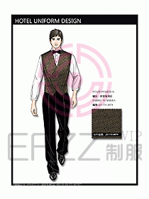 酒店西餐服務(wù)生制服設(shè)計圖725