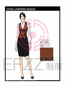 酒店西餐服務(wù)生制服設(shè)計圖740