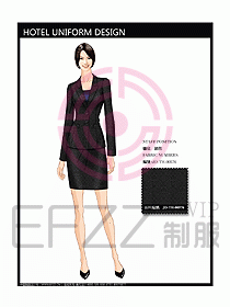 酒店經理服裝設計效果圖312