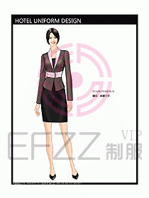 前臺服務(wù)生制服設(shè)計(jì)效果圖468