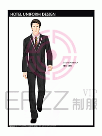 前臺(tái)服務(wù)生制服設(shè)計(jì)效果圖485