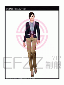 女時尚秋冬職業(yè)裝設(shè)計圖671