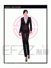 女時尚秋冬職業(yè)裝設(shè)計圖673