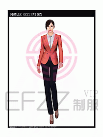 女時尚秋冬職業(yè)裝設(shè)計圖674