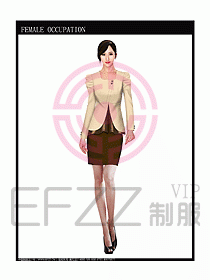 女時尚秋冬職業(yè)裝設(shè)計圖676