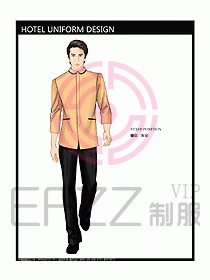 酒店客房服務(wù)員制服設(shè)計327