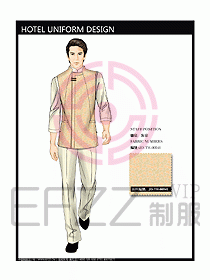 酒店客房服務員制服設計322