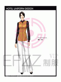 酒店客房服務(wù)員制服設(shè)計330