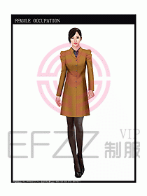 女職業(yè)裝大衣設計圖061