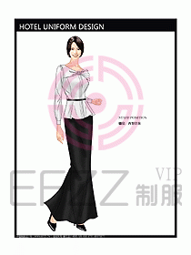 西餐咨客制服設(shè)計(jì)圖322