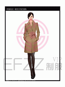 女職業(yè)裝大衣設(shè)計(jì)圖072