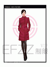 女職業裝大衣設計圖076