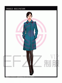 女職業(yè)裝大衣設(shè)計(jì)圖092