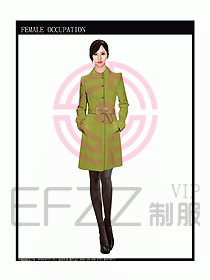 女職業(yè)裝大衣設(shè)計圖093