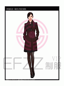 女職業(yè)裝OL大衣設(shè)計(jì)圖112