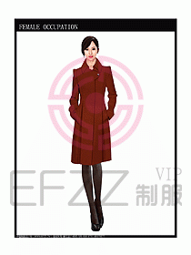 女職業裝OL大衣設計圖109
