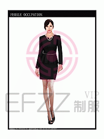 商城營業(yè)員服裝設計圖977