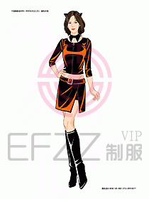 KTV男女服務員制服設(shè)計圖339