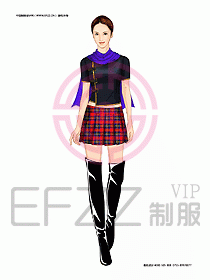 KTV男女服務員制服設計圖397