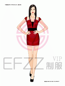KTV男女服務(wù)員制服設(shè)計(jì)圖423