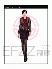 時(shí)尚職業(yè)女西服設(shè)計(jì)圖717