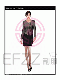 時尚職業(yè)女西服設(shè)計圖740