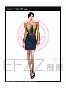時尚職業(yè)女西服設計圖753
