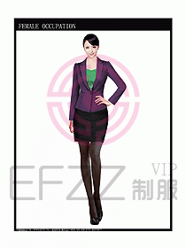 時尚職業(yè)女西服設計圖779