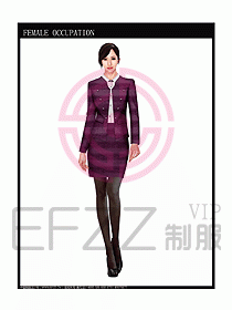 時尚職業(yè)女西服設(shè)計(jì)圖786