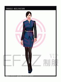 時尚職業(yè)女西服設計圖827