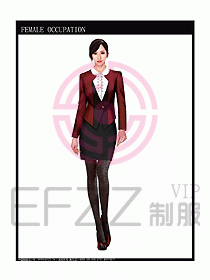 時(shí)尚職業(yè)女西服設(shè)計(jì)圖831