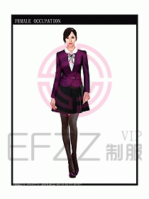 時尚職業女西服設計圖850