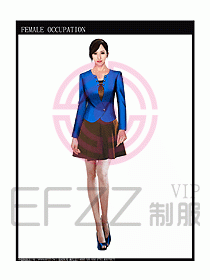 時尚職業女西服設計圖852