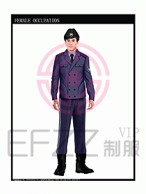 保安服夾克裝制服設(shè)計(jì)圖301
