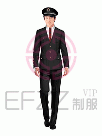 獵裝保安制服設(shè)計(jì)圖198
