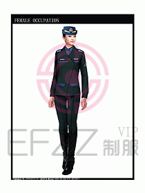 夾克裝保安制服設計圖308