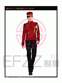 酒店門童制服設(shè)計圖734