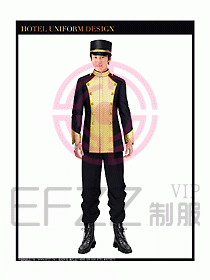 酒店門(mén)童制服設(shè)計(jì)圖732