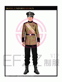 酒店門(mén)童制服設(shè)計(jì)圖748