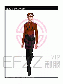 長(zhǎng)袖保安服制服設(shè)計(jì)圖303