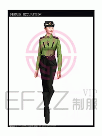 長(zhǎng)袖保安服制服設(shè)計(jì)圖301