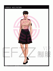 長(zhǎng)袖保安服制服設(shè)計(jì)圖367