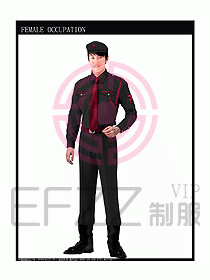 長(zhǎng)袖保安服制服設(shè)計(jì)圖377