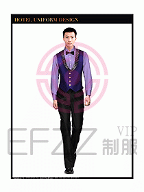 酒店西餐服務(wù)生制服設(shè)計圖802