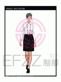快餐廳制服設(shè)計圖047