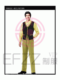 快餐服務(wù)生制服設(shè)計(jì)圖076