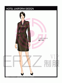 酒店經(jīng)理服裝設(shè)計(jì)圖326