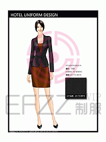 酒店經理服裝設計圖336