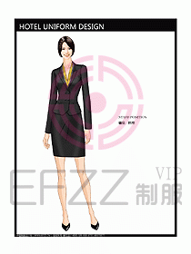 酒店經理服裝設計圖351