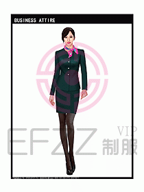 女秋冬職業(yè)裝設計圖932